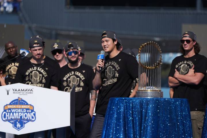Shohei Ohtani and the Los Angeles Dodgers are already talking about a World Series three