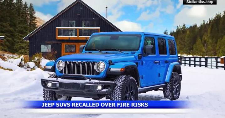 Chrysler recalls 320,000 Jeep plug-in hybrids due to faulty battery that can catch fire