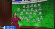 Weekend cold front drops high temperatures from 80s to 50s in North Texas