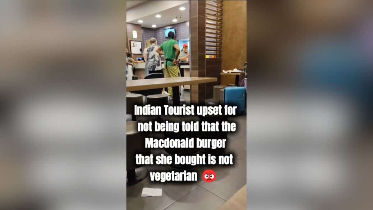 Indian woman outraged after being served non-veg burger at Malaysian McDonald’s
