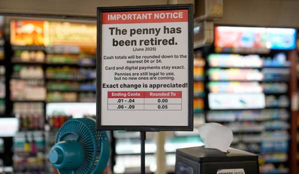 Fewer pennies cause stores to change the way they make change