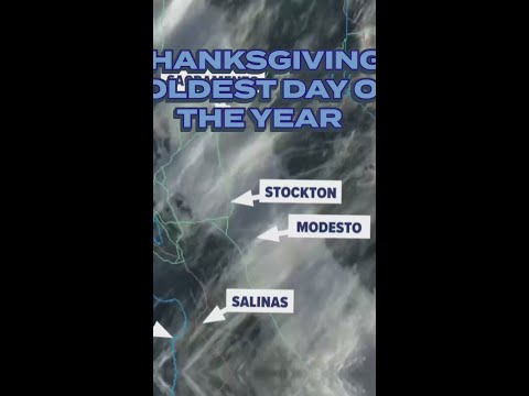 Thanksgiving: Sacramento’s coldest day of the year!
