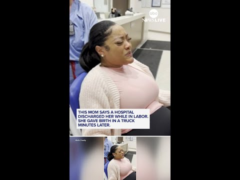 Mom says she had to give birth on side of road after hospital sent her home