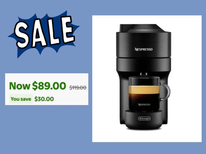Walmart news slashes Nespresso Vertuo Pop price to $89 in post