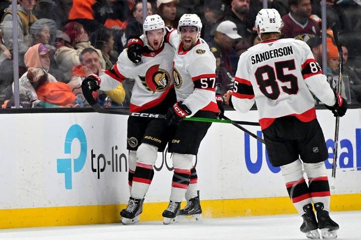Batherson’s deflection leads to winning goal in Senators’ 3-2 victory over Ducks – Winnipeg Free Press