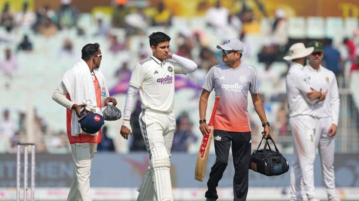 Shubman Gill ruled out of remainder of first Test against South Africa due to neck injury