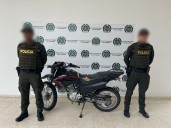 Inmovilización de motocicleta requerida por orden judicial en La Hormiga, Putumayo