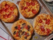 Cómo hacer mini pizzas con masa crujiente en 7 minutos
