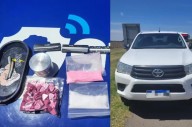 Lo detuvieron por exceso de velocidad y terminó arrestado con más de 100 dosis de drogas