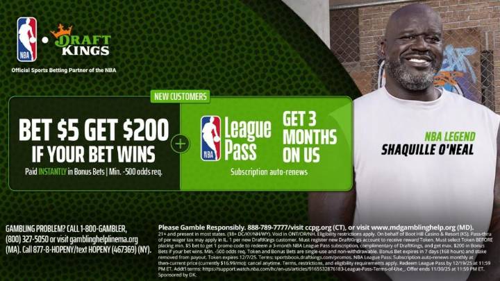 Use DraftKings promo code to get $200 bonus bets, free NBA League Pass for Eagles