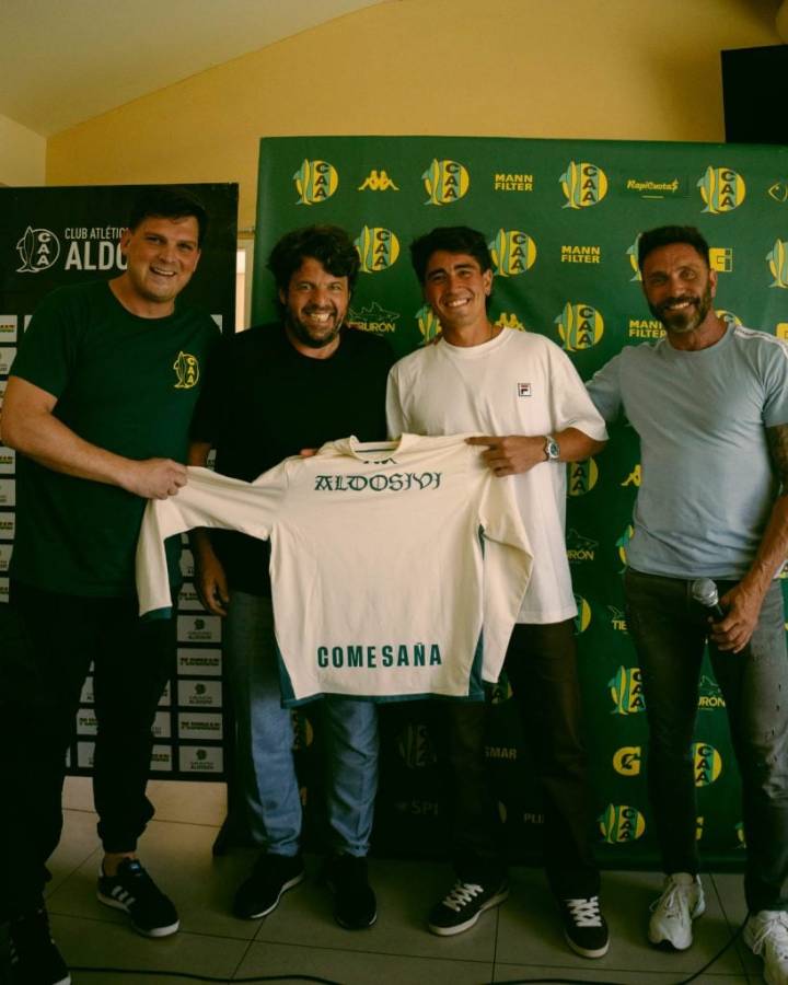 Comesaña fue nombrado embajador deportivo de Aldosivi