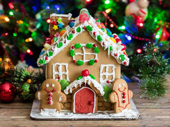 Cómo hacer casitas de jengibre para decorar
