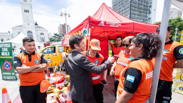Axel Kicillof encabezó el Encuentro del Sistema Provincial de Emergencias