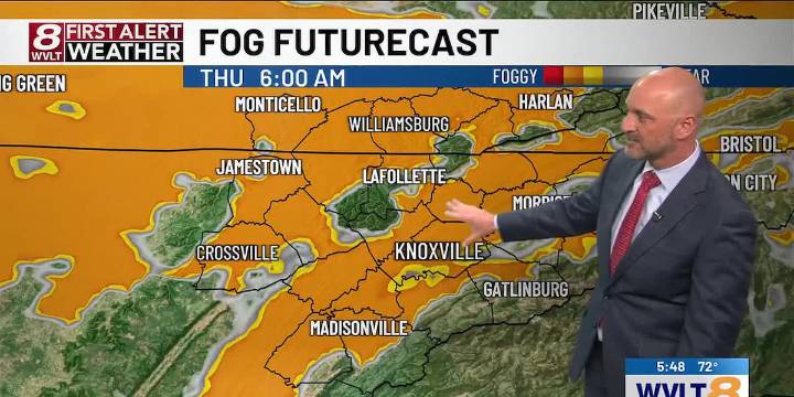 Dense fog tonight into Thursday morning and more rain on the way