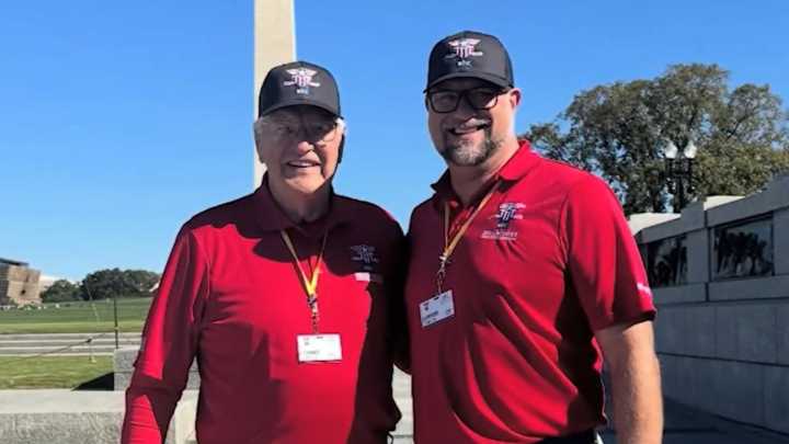 Father and son veterans share Heroes Flight experience to Washington D.C.