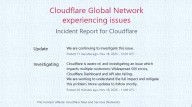 Cloudflare Network Failure Knocks Major Websites Offline; AWS Also Sees Spike in Issues