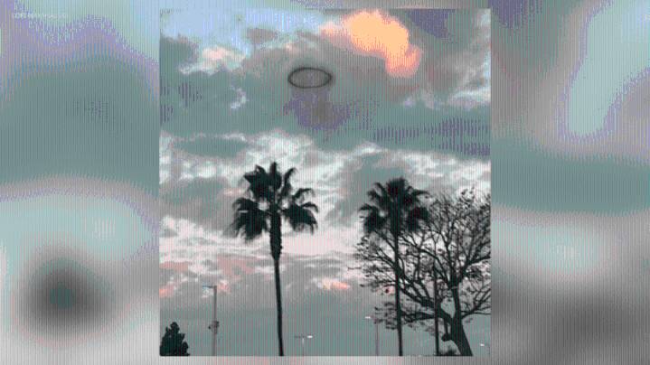 Mysterious black ring spotted over Disneyland