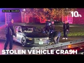 North Providence man arrested after crashing stolen car in Johnston