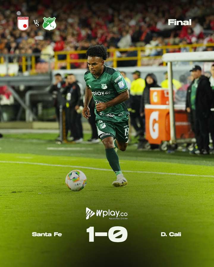 Deportivo Cali perdió ante Santa Fe en El Campín