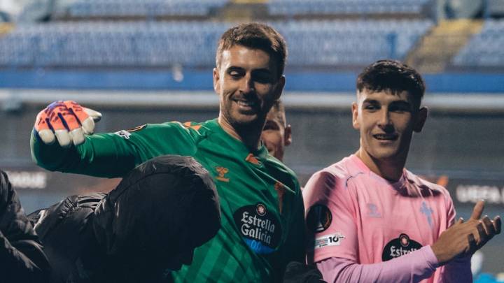 Iván Villar: «Estoy muy contento con mi trabajo, pero la portería a cero es mérito de todos»