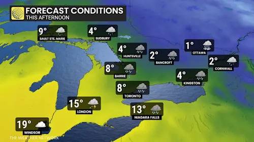 Buffet of fall, wintry impacts on the table in Ontario this weekend