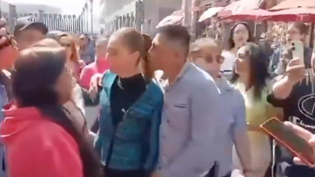 Mexican President Claudia Sheinbaum groped by man in public