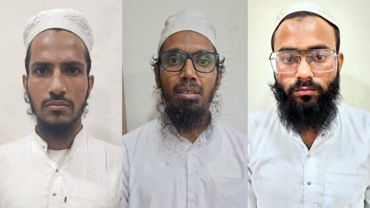 Gujarat ATS arrests three suspects for conspiring terrorist attacks across country