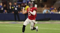 Buccaneers’ Baker Mayfield doubtful for second half vs Rams with shoulder injury