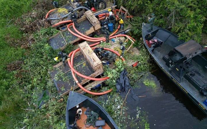 FANB neutraliza minería ilegal en Bolívar