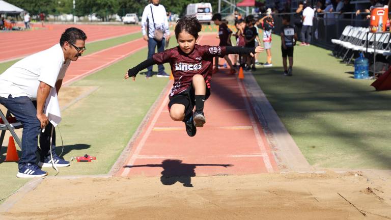 Todo un éxito la primera fecha de la Liga Estatal de Atletismo