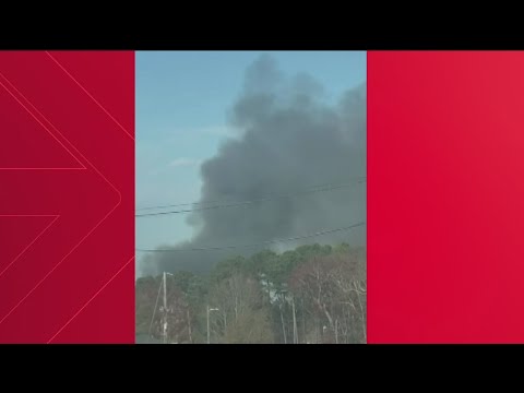 Fire crews in Barrow County battle large brush fire