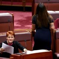 Far-right Australian politician dons burqa in parliament