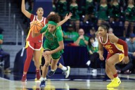 No. 11 USC women lose to No. 24 Notre Dame on Hannah Hidalgo’s late basket