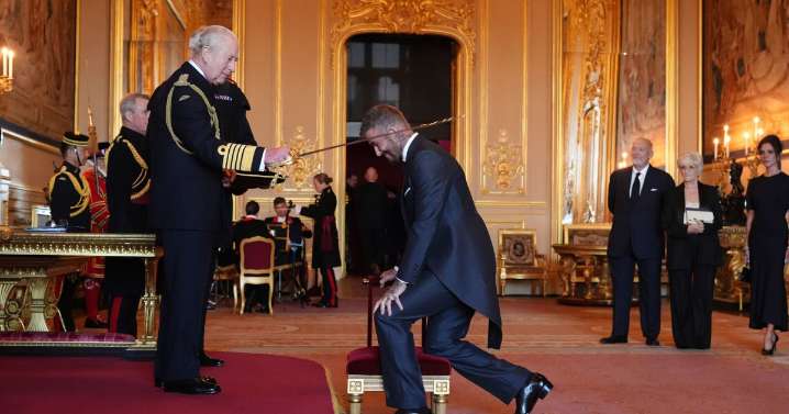 David Beckham, el caballero del fútbol: lo nombró el rey Carlos III
