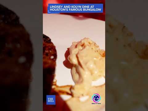 Lindsey and Kolyn Dine At Houston's Famous Bungalow