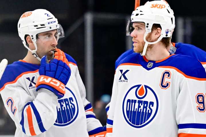 McDavid explains his tense talk with Edmonton Oilers teammate at practice