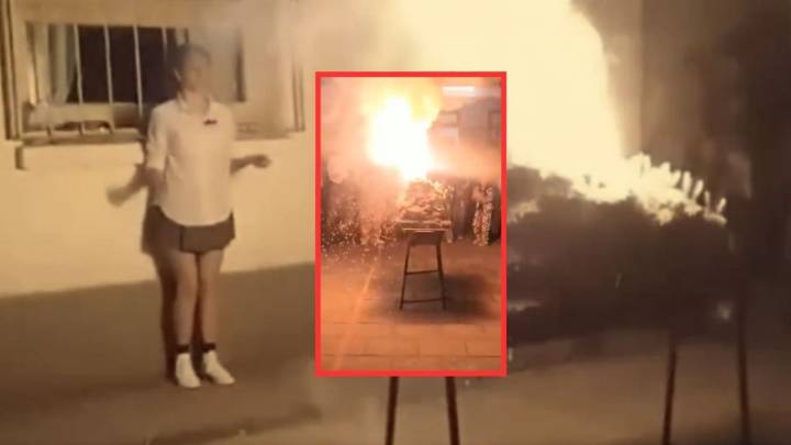 Revelan qué pasó con la niña quemada en proyecto de ciencias y el objeto prohibido que explotó