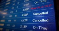 Flights canceled during FAA flight reduction order