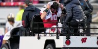 Wisconsin QB Danny O’Neil carted off field after getting injured against No. 24 Washington