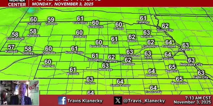 Mild temperatures, but with a roller coaster ride ahead this week