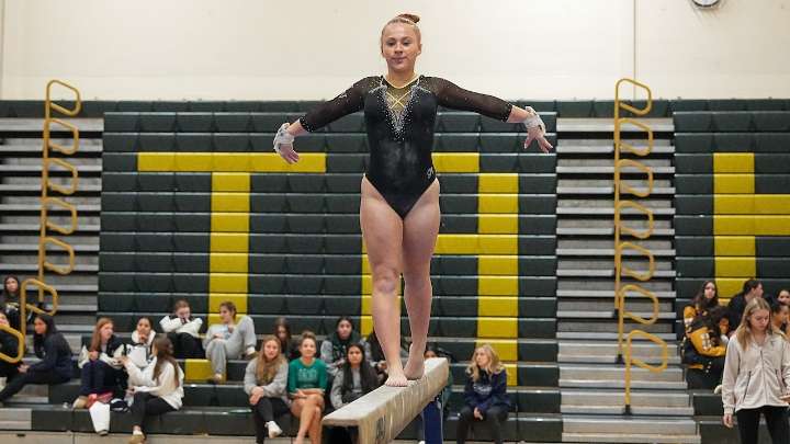 Beam gymnastics performance list for Oct. 31