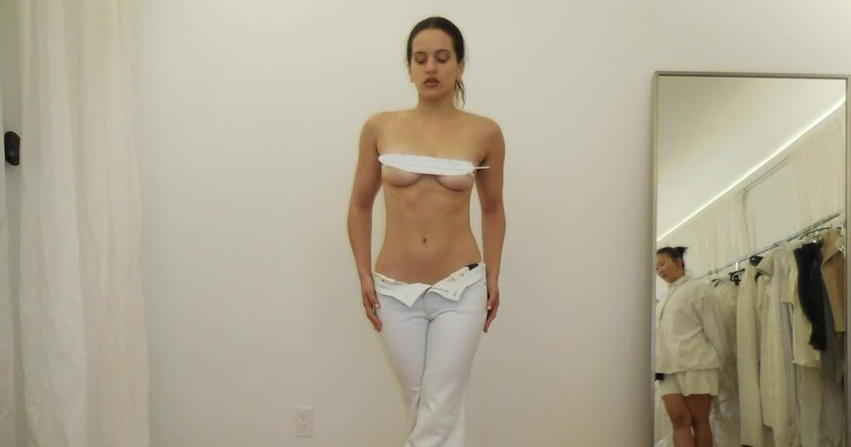 Rosalía Borrows Ex-Girlfriend Hunter Schafer’s Infamous Feather Bra