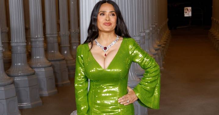 Salma Hayek's Bold Look in Green Dress is 'Absolutely Gorgeous'