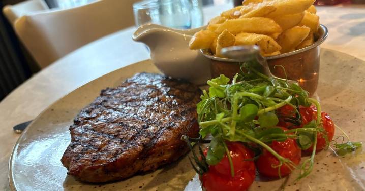 I had to sign a legal form for my leftovers but the steak was very good