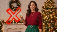 Decile chau al rojo y verde en Navidad: los 3 looks que serán tendencia en 2025 para Nochebuena