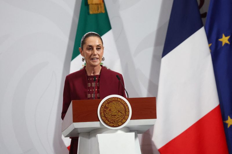 Mexico's Sheinbaum rules out U.S. military intervention after Trump comments