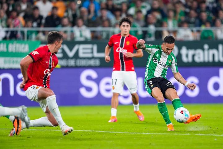 Antony hace muy feliz al Betis ante el Mallorca