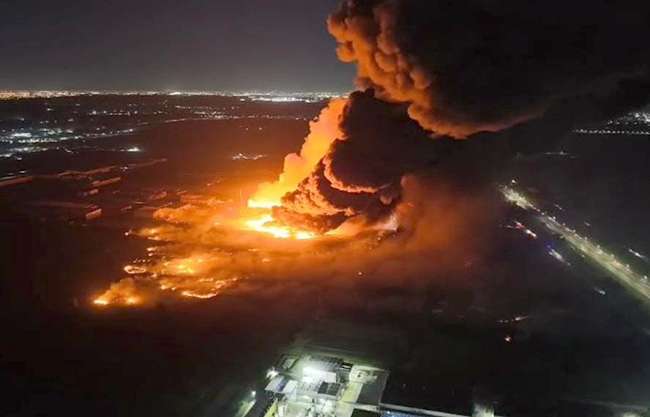 Explosión en Argentina: incendio masivo en polo industrial deja al menos 15 heridos