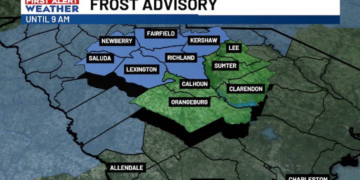 First Alert: Cold morning followed by a mild and sunny afternoon!