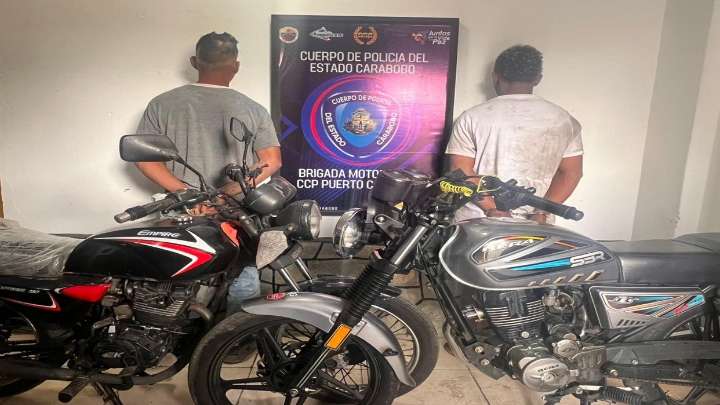 Presos por robarle la moto a un joven cuando simularon estar accidentados en Puerto Cabello